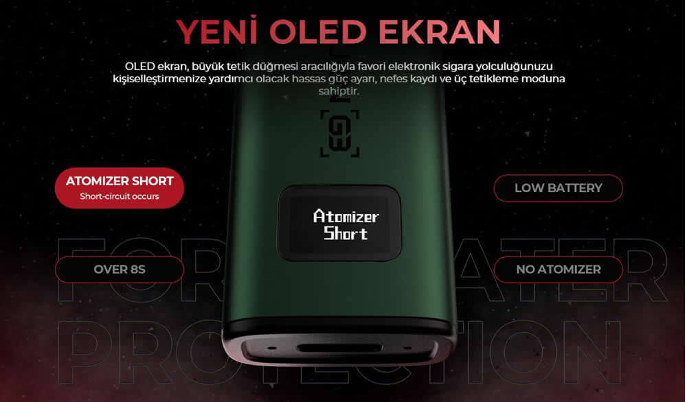 Caliburn G3 Oled Ekranı